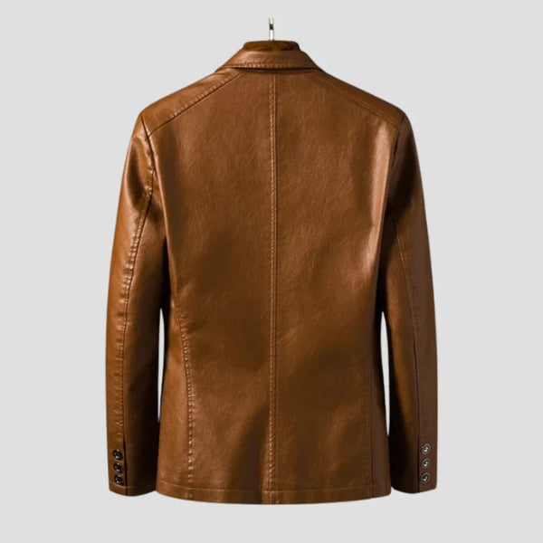 The Milano Leather Blazer