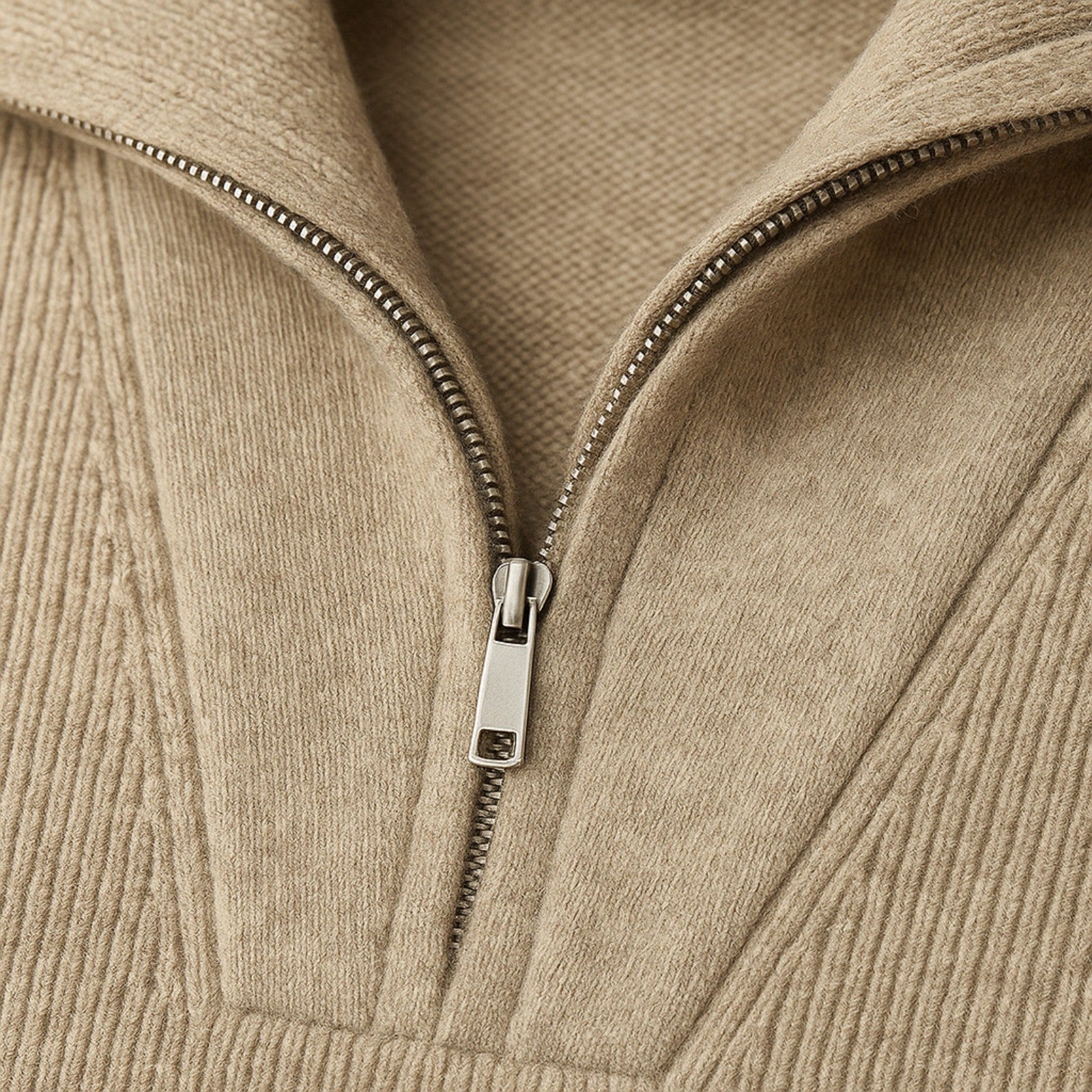 The Verbier Cashmere Quarter Zip Sweater