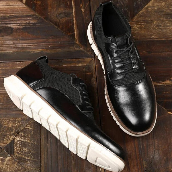 The Riviera Ribbed-Trim Derby Sneaker