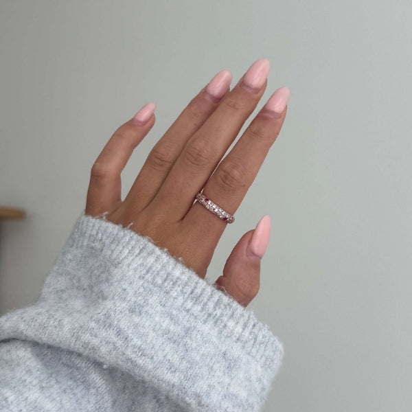 The Valentina Gradient Crystal Band Ring