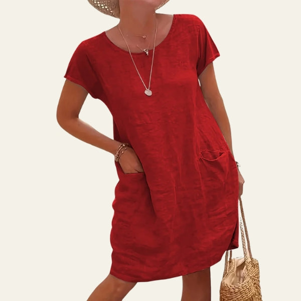 The Capri Pocket Midi Dress