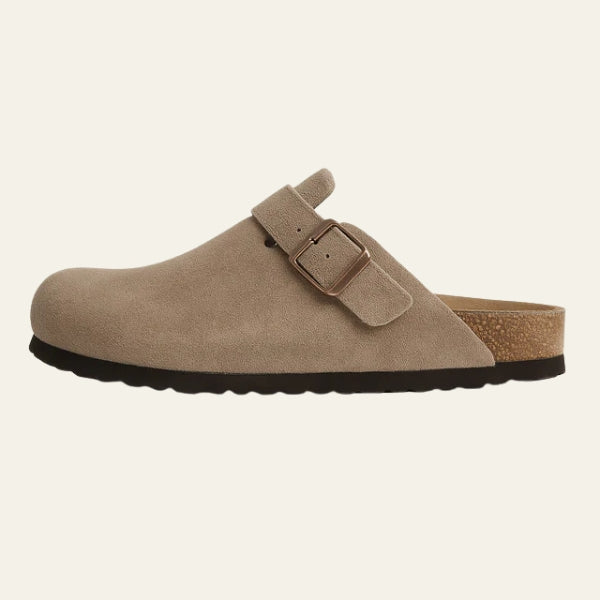 The Amalfi Suede Cork Clog