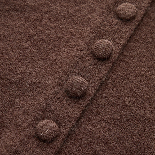 The Verona Button-Front Knit Cardigan