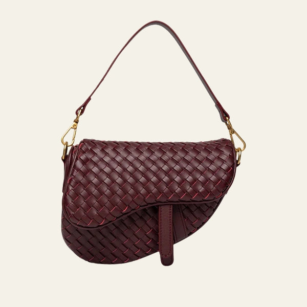 The Ravello Woven Flap Shoulder Bag