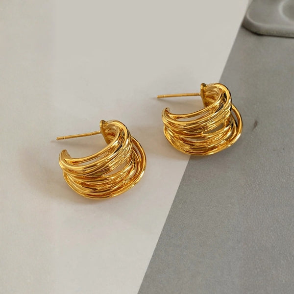 The Capri Layered Hoop Earrings