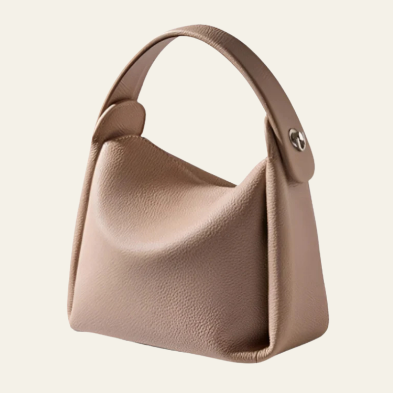 The Milan Top-Handle Leather Bag