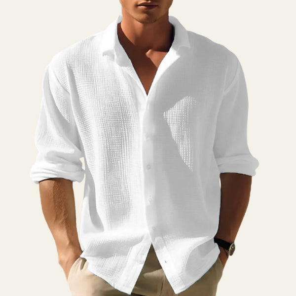 The Amalfi Textured Button Shirt