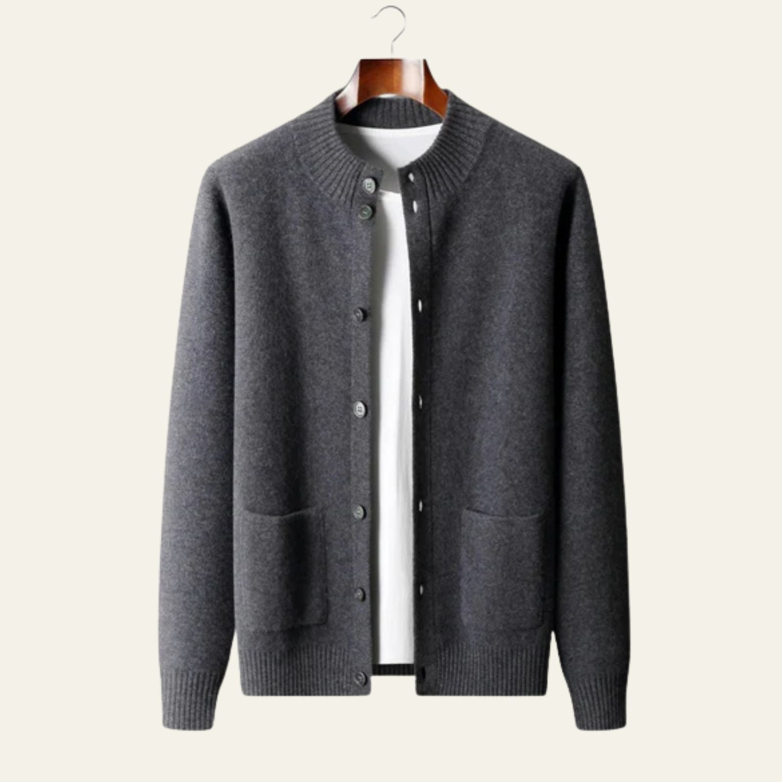 The Lucerne Cashmere Button Cardigan