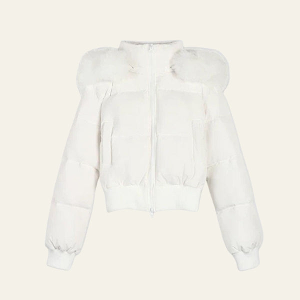 The Alpine Faux-Fur Hooded Puffer Jacket