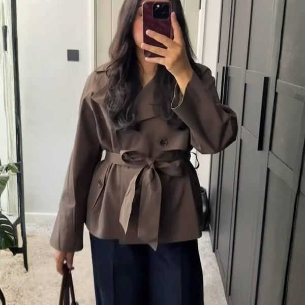 The Valencia Belted Trench Jacket