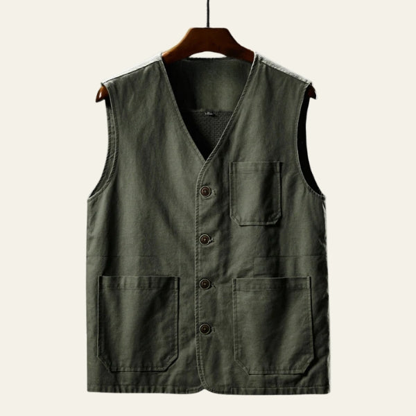 The Atlas Utility Cotton Vest