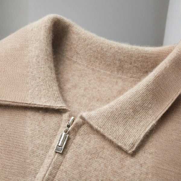 The Lucerne Cashmere Zip Jacket