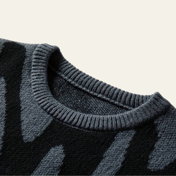 The Milano Abstract Knit Sweater