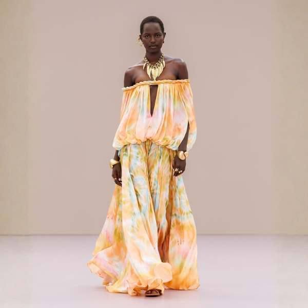 The Amalfi Off-Shoulder Maxi Dress