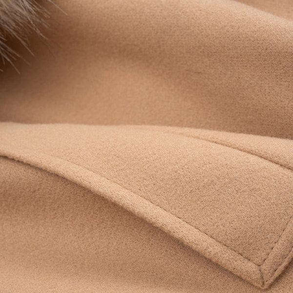 The Sienna Faux-Fur Collar Wrap Coat