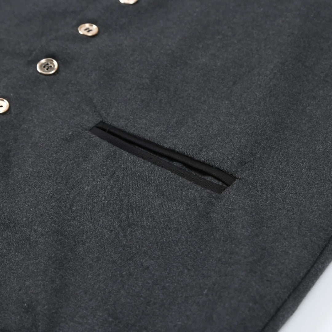 The Alpine Heritage Button Vest