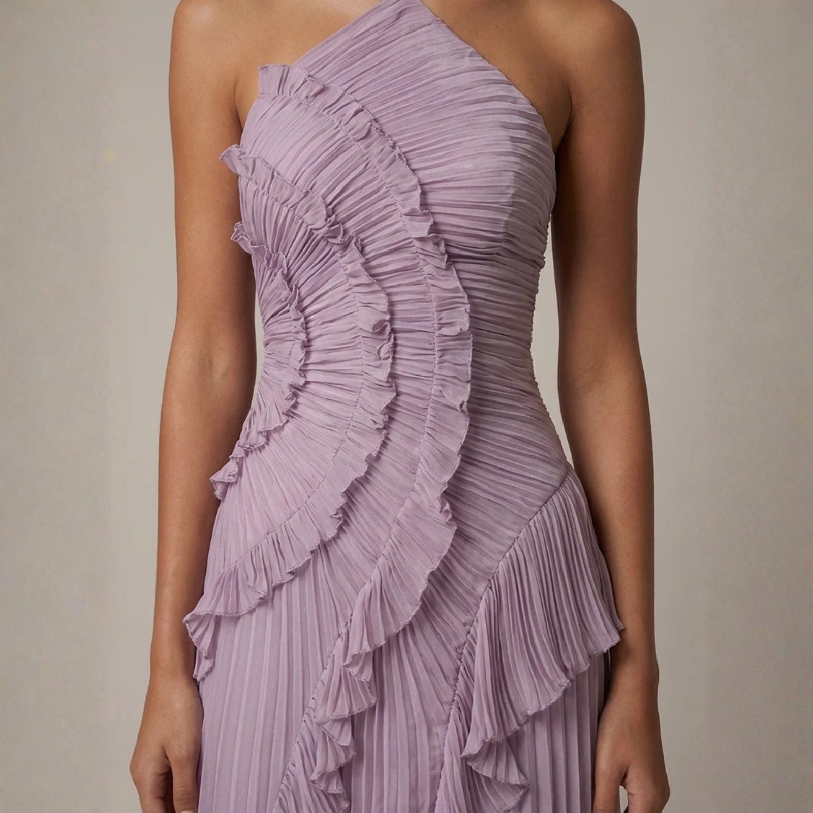 The Amalfi Ruffle High-Low Dress