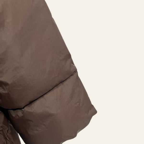 The Alpine Belted Shawl-Collar Puffer Jacket