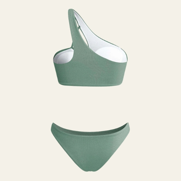 The Mykonos Ribbed Cut-Out Bikini