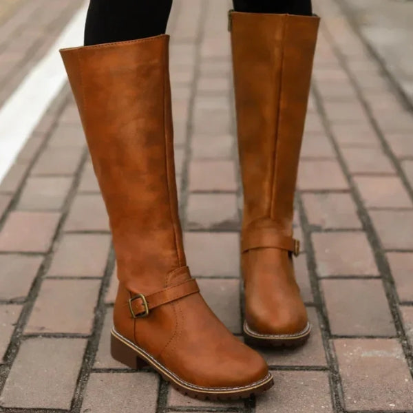 The Aspen Buckle Knee Boot