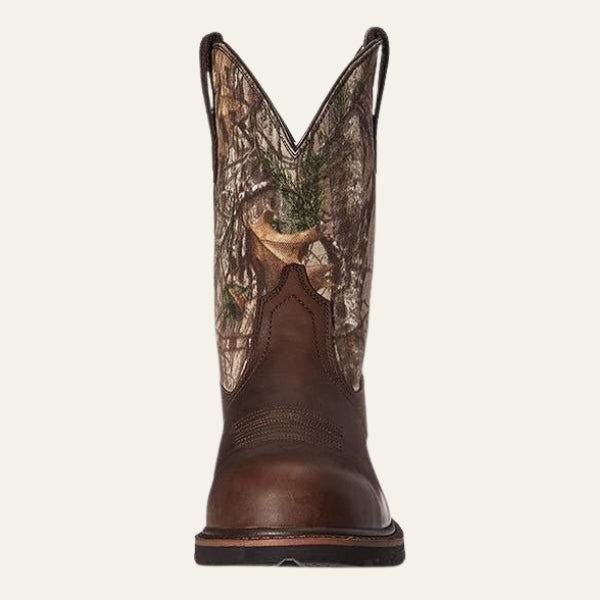 The Frontier Camo-Panel Western Boots