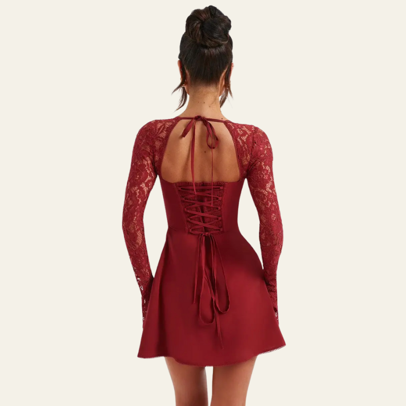The Amalfi Lace Mini Dress