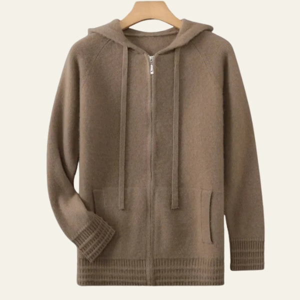 The Oslo Cashmere Zip Hoodie