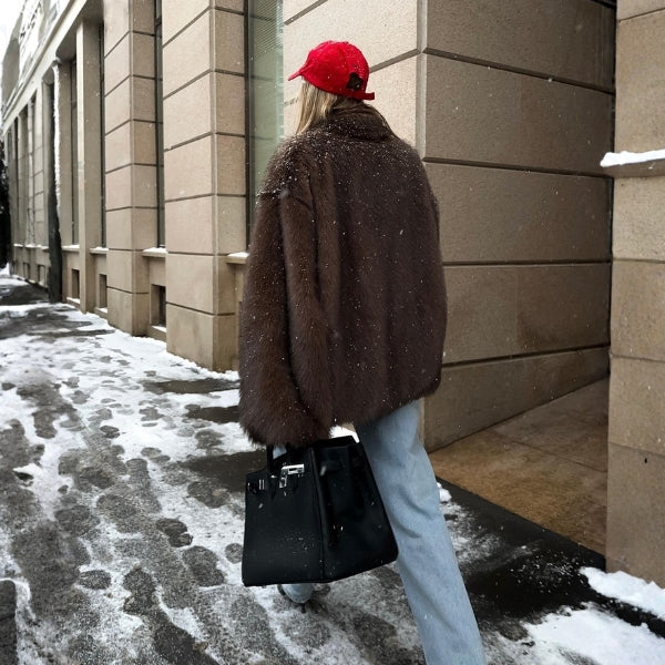 The Aspen Plush Faux-Fur Coat