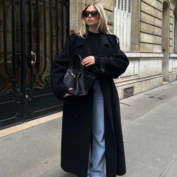 The Savona Oversized Wool Coat