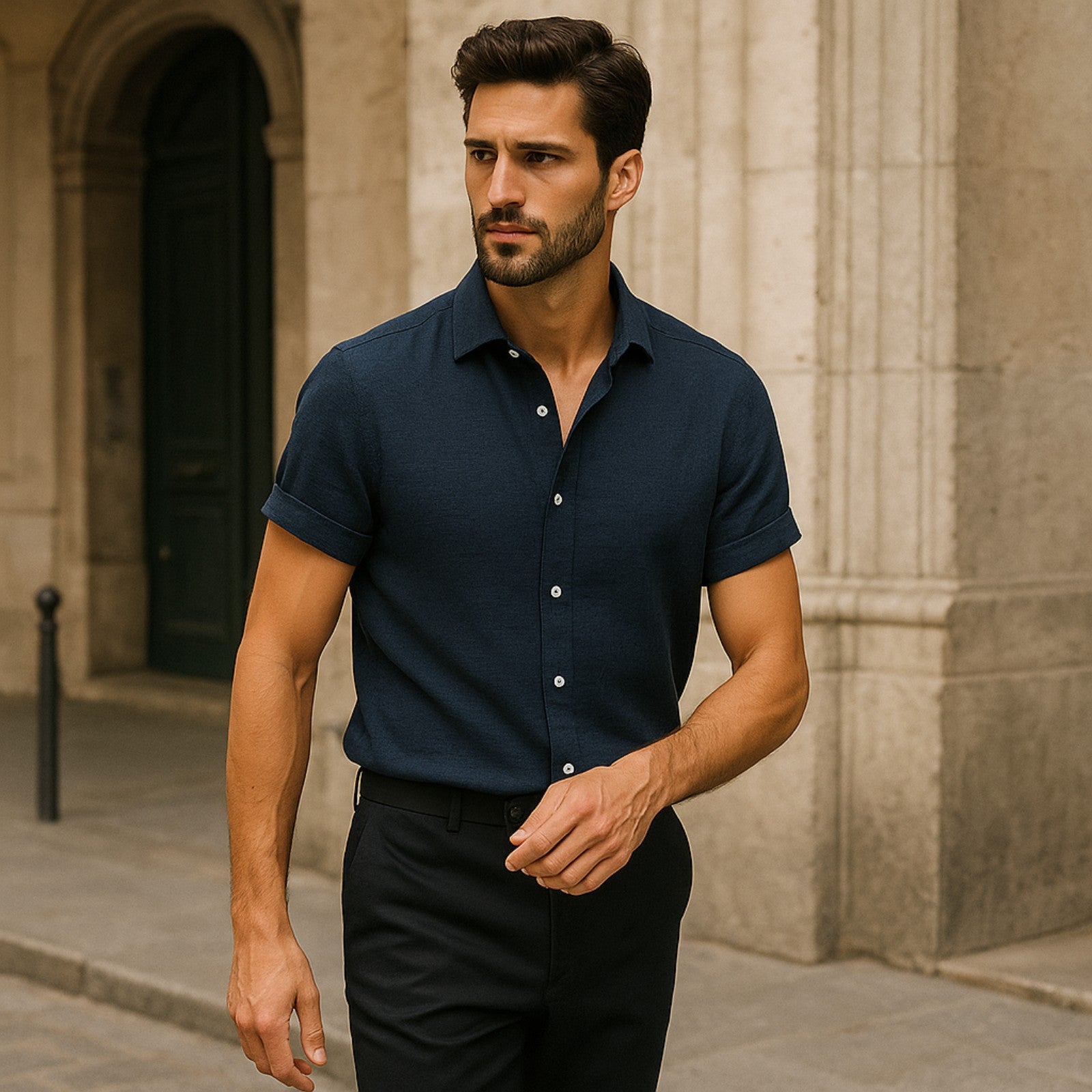 The Capri Summer Linen Shirt
