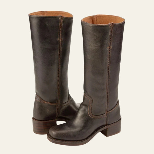 The Vienna Leather Knee Boot