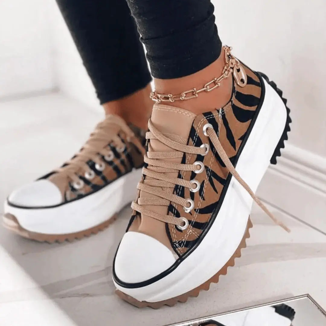 The Milan Platform Lug-Sole Sneakers