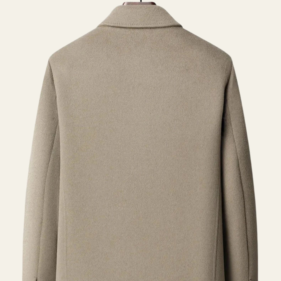 The Aspen Wool-Texture Snap Jacket