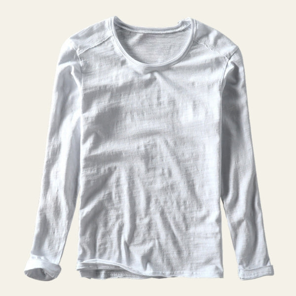 The Kyoto Slub-Texture Long Sleeve Tee