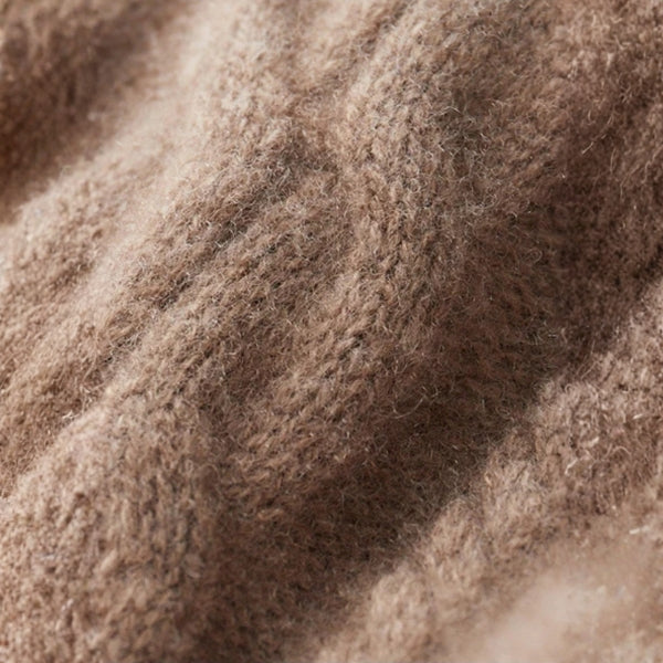 The Dublin Merino Wool Cable Sweater