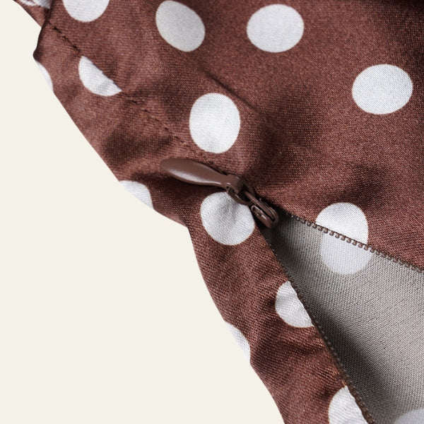 The Vienna Tie-Neck Polka Dot Blouse