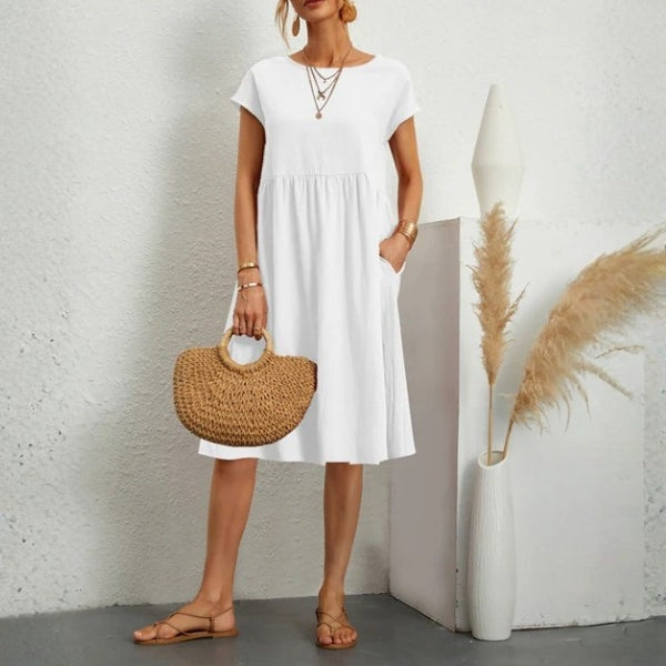 The Amalfi Pocketed Midi Dress