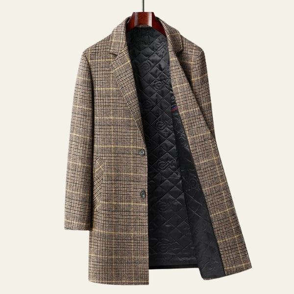 The Camden Checked Single-Breasted Coat