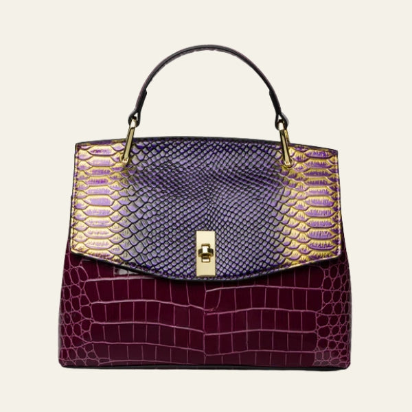 The Milano Structured Top-Handle Shoulder Bag