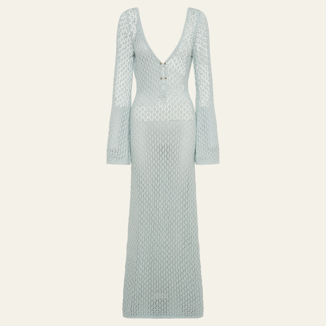 The St. Moritz Knit Beach Maxi Dress
