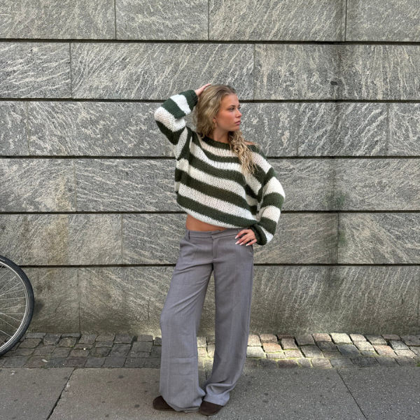 The Riviera Striped Knit Sweater