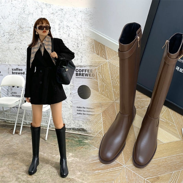 The Milan Equestrian Leather Boot