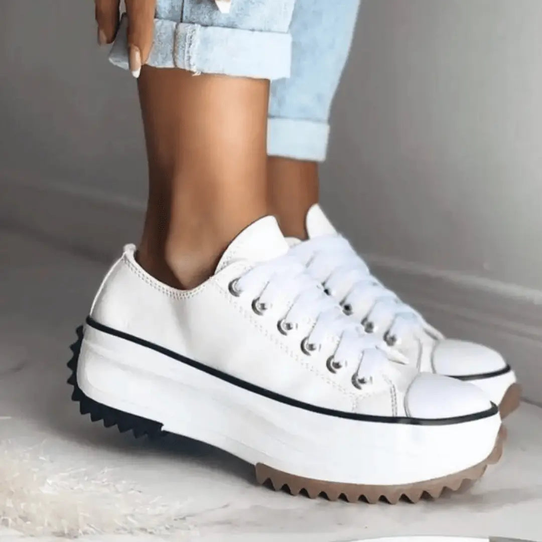 The Milan Platform Lug-Sole Sneakers