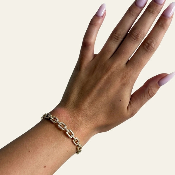 The Riviera Pavé-Link Bracelet