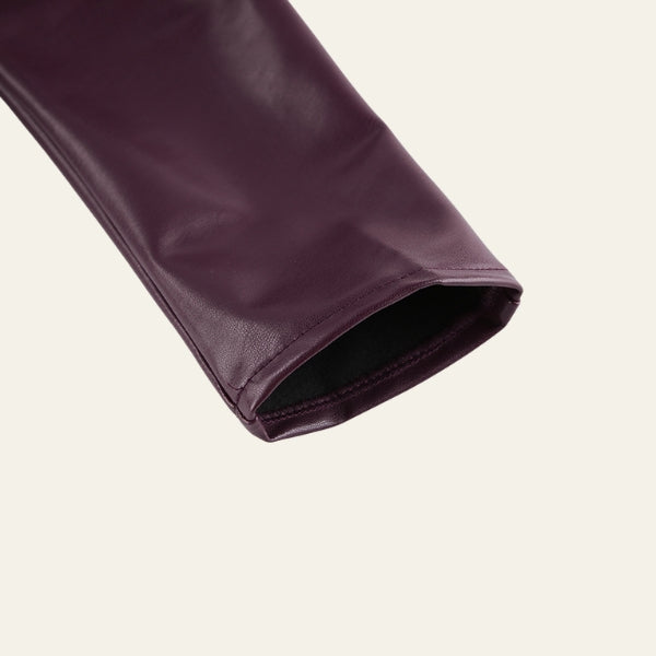 The Milan Belted Leather Jacket