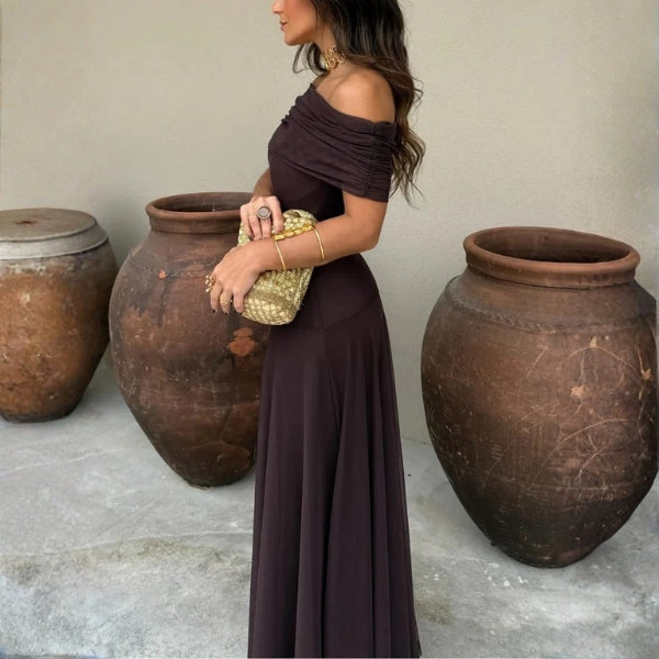 The Santorini Mesh Maxi Dress