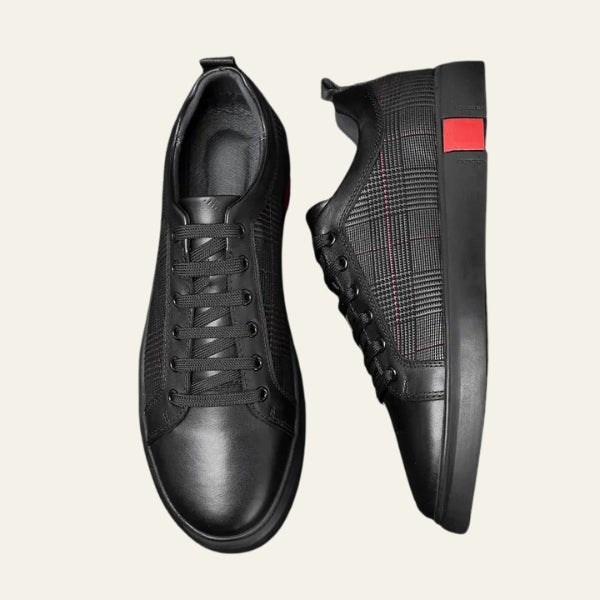 The Kyoto Plaid-Panel Sneaker