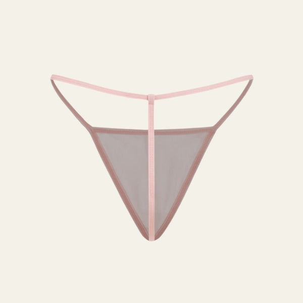 The Provence Lace-Up Thong Set