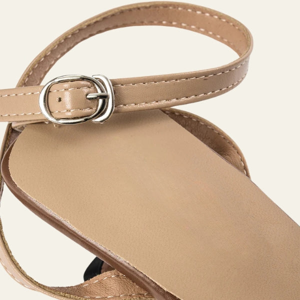 The Amalfi Net-Detail Heeled Sandals