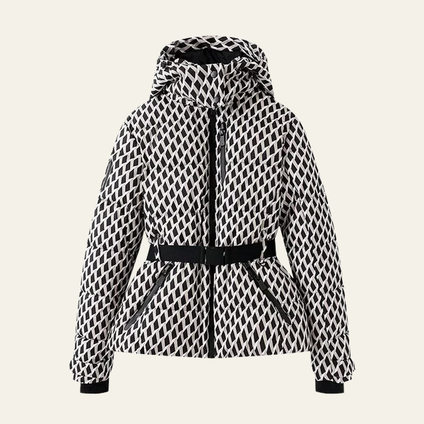 The Marlowe Belted Patterned Jacket